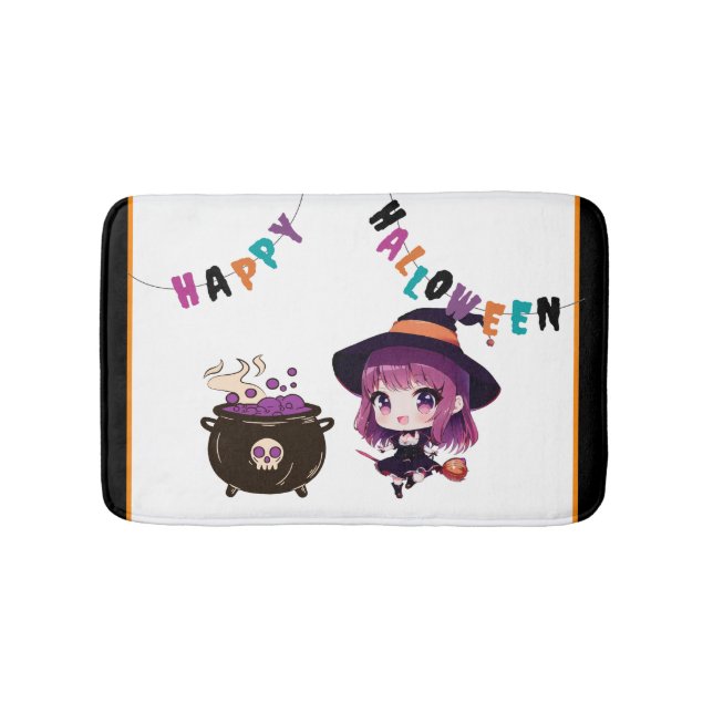 Halloween/häxa/fall/oktober Badrumsmatta (Framsidan)