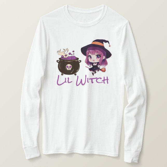 Halloween/häxa/fall/oktober T Shirt (Design framsida)