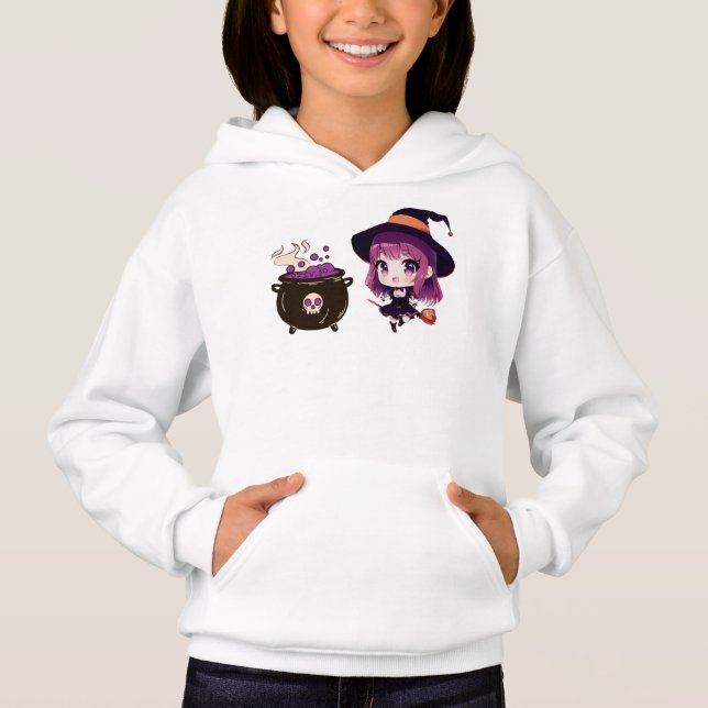 Halloween/häxa/fall/oktober T Shirt (Framsida)
