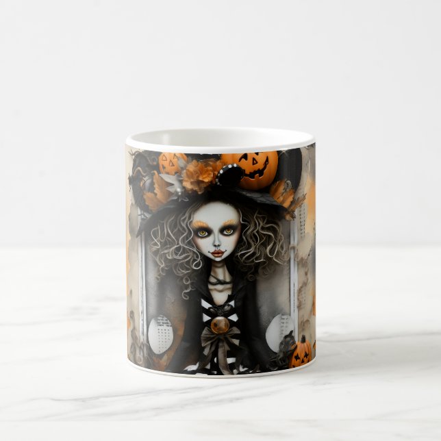 Halloween Häxa Kaffemugg (Center)