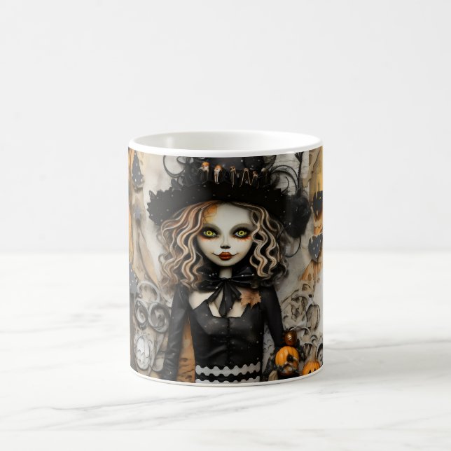 Halloween-häxa Kaffemugg (Center)