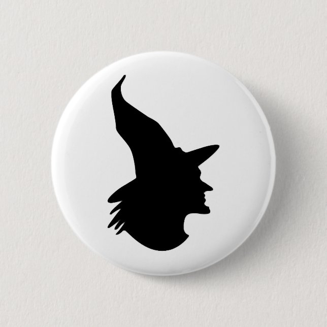 halloween-häxa knapp (Framsida)