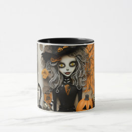 Halloween Häxa Mugg