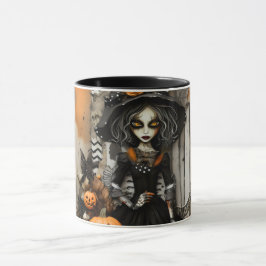 Halloween Häxa Mugg