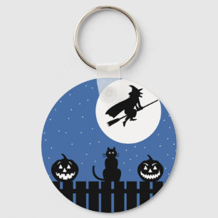 Halloween häxa nyckelring