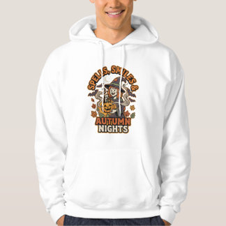 Halloween Häxa Pumpa Vibes Hoodie