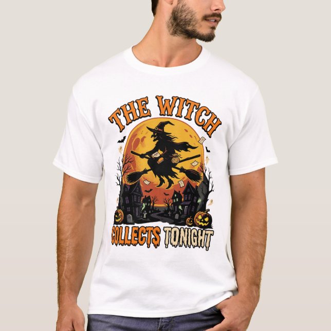 Halloween Häxa Samling Humor T Shirt (Framsida)