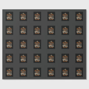 Halloween Häxa Spel Grafik_1 Presentpapper