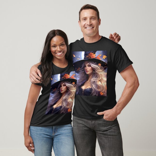 Halloween Häxa T Shirt (Unisex)