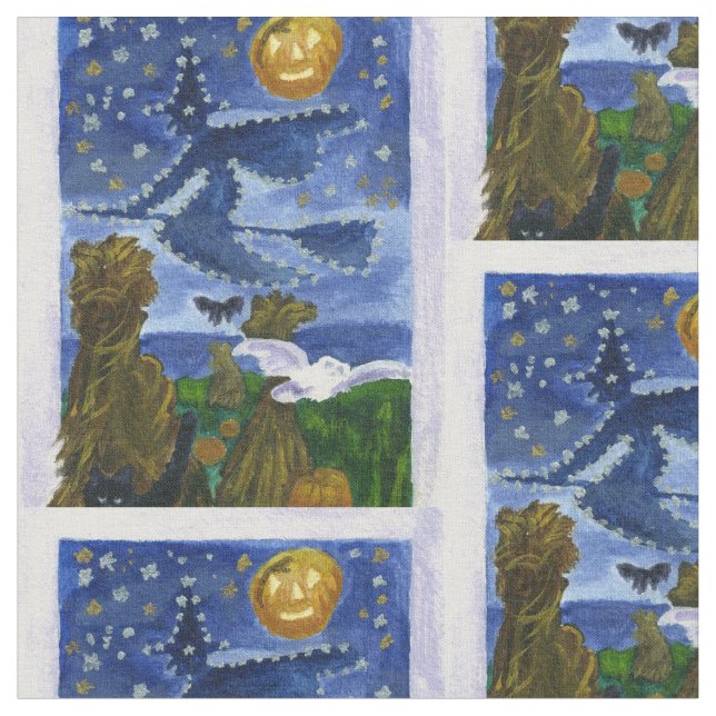 Halloween häxa tyg (Närbild)