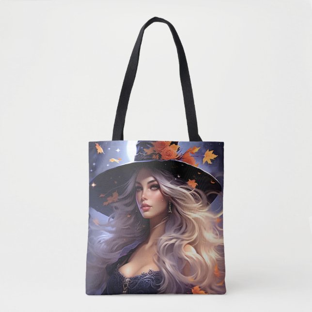 Halloween Häxa Tygkasse (Framsida)