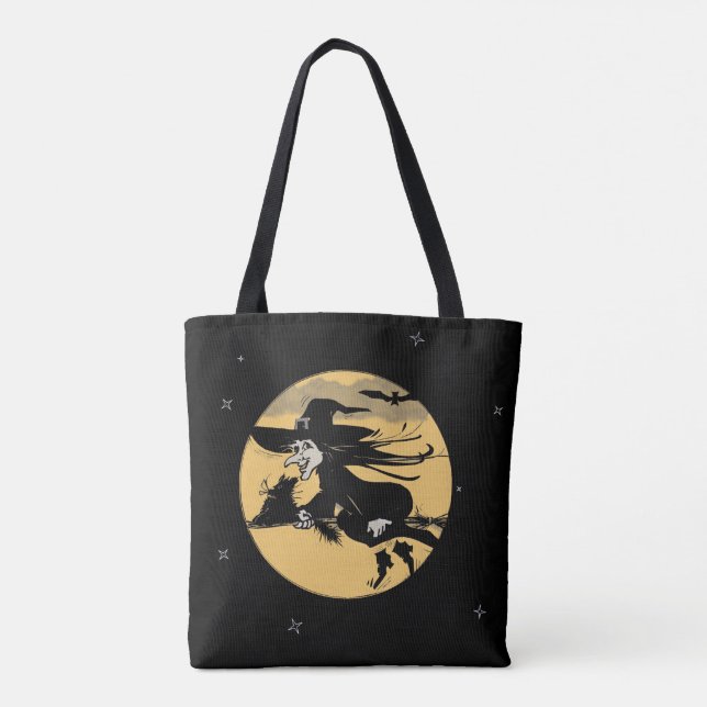 Halloween-häxa Tygkasse (Baksida)