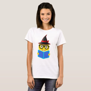Halloween häxaEmoji skjorta för läs- fläktar T Shirt