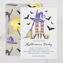 Halloween Häxben och Hatt Fest