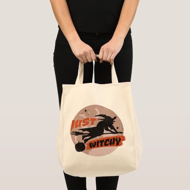 Halloween Häxig Retro Häxa Kostym Godis Tygkasse (Framsida (produkt))