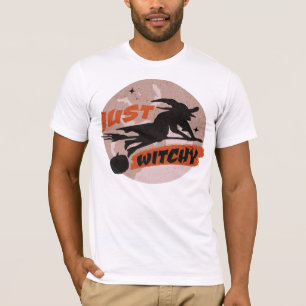 Halloween Häxig Retro Häxdräkt Party T Shirt