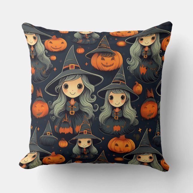 Halloween häxor kudde (Framsida)