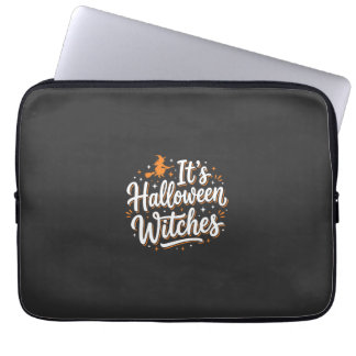 Halloween Häxor Söt Häxa Citat Design_1 Laptop Fodral