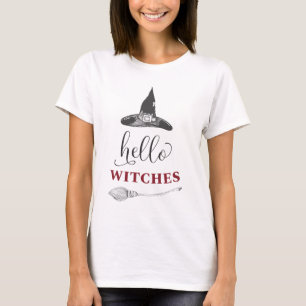 Halloween Häxor Vuxen Möhippa Fest T Shirt