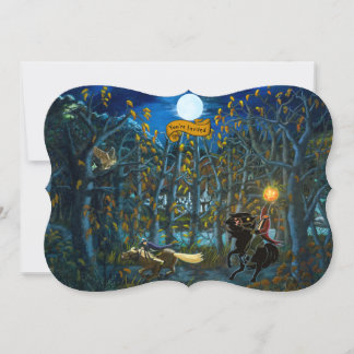 Halloween Headless Horseman Party-inbjudningar Inbjudningar