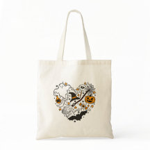 Halloween Heart | Cute Spöken, Pumpkins & Candy