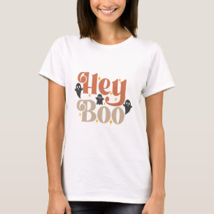 Halloween Hej Boo Boho Halloween Hej Boo Spöke T Shirt