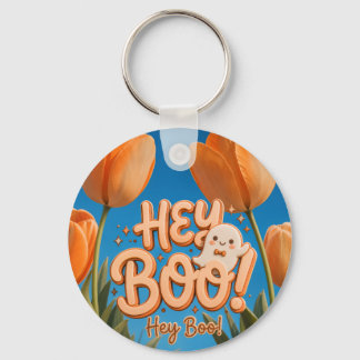 Halloween, hej Boo! Nyckelring