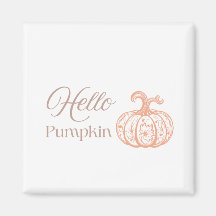 Halloween Hej Pumpa Blommig Höstpresent