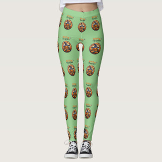 Halloween Hej Skrämmande Pumpa Leggings