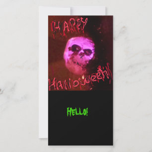 Halloween hejer julkort