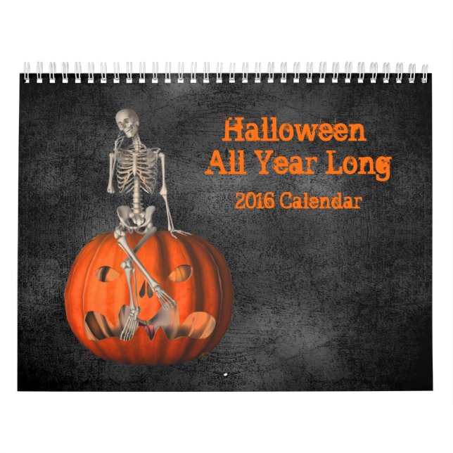 Halloween, hela året långt kalender (Omslag)