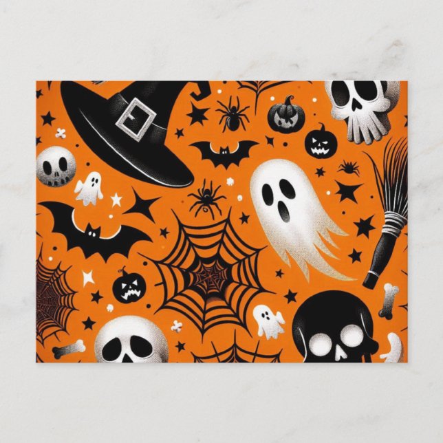 Halloween Helg Vykort (Framsida)