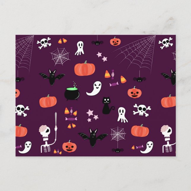 Halloween Helg Vykort (Framsida)