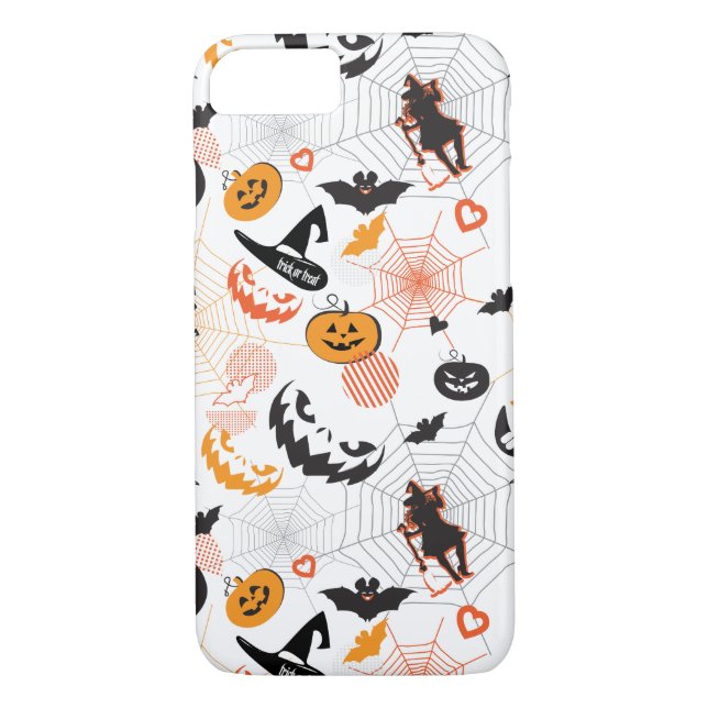 Halloween Helgdag Symbols Trendig Design Case-Mate iPhone Skal (Baksida)