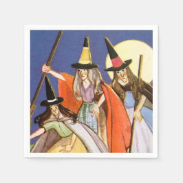 Halloween Helgdag witches party Napkins Pappersservett