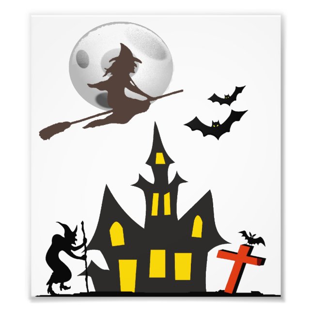 Halloween-hemlig fotoutskrift av hemmet fototryck (Framsidan)