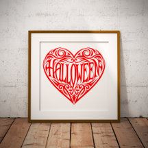 Halloween-hjärta, Rött hjärta, Högtid