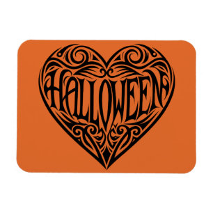 Halloween-hjärta, Svart hjärta, Högtid Magnet
