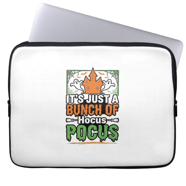 Halloween Hocus Pocus Citat Vektor Design_1 Laptop Fodral (Framsidan)