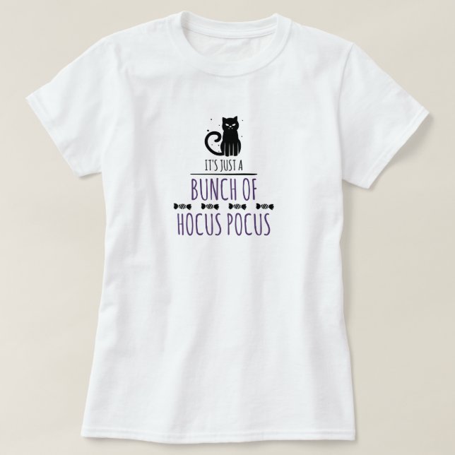 Halloween Hocus Pocus Scoop Nacke T-Shirt (Design framsida)