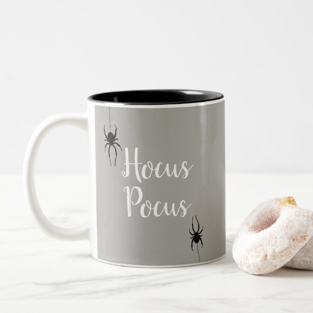 Halloween Hocus Pocus Spider Mönster Mugg (Med munk)