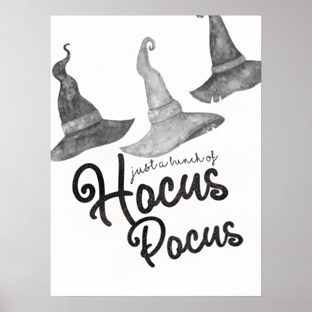 Halloween hocus pocus witches poster (Framsidan)