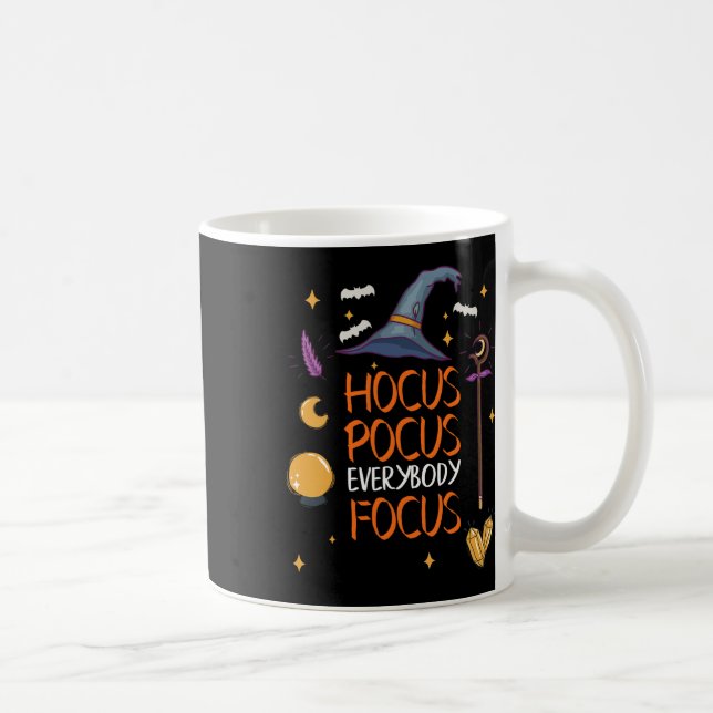 Halloween Hocuss Pocus All Focus Roligt Lacher Kaffemugg (Höger)