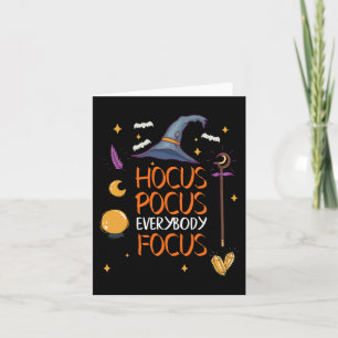 Halloween Hocuss Pocus All Focus Roligt Lacher Kort