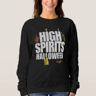 Halloween-högstanne Förnöjlig Drickande Spritflask T Shirt