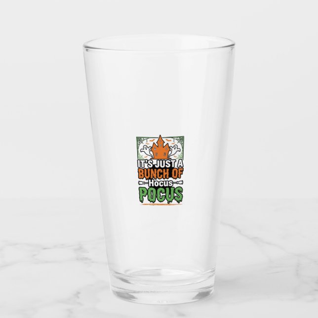 Halloween Hokus Pokus Citat Vektor Design_1 Glaskopp (Framsida)
