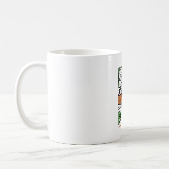Halloween Hokus Pokus Citat Vektor Design_1 Kaffemugg (Vänster)