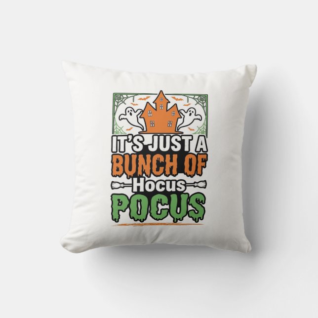 Halloween Hokus Pokus Citat Vektor Design_1 Kudde (Framsida)