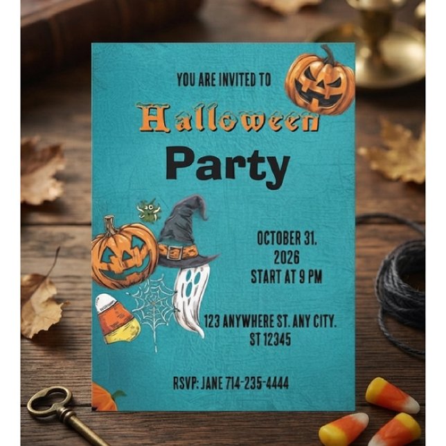 Halloween Holiday Inbjudan Halloween Inbjudan (Skapare uppladdad)