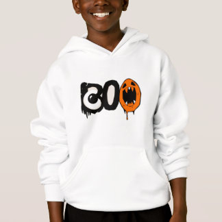 Halloween Hoodie-killingar - Unik "BOO" Minimal ut T Shirt